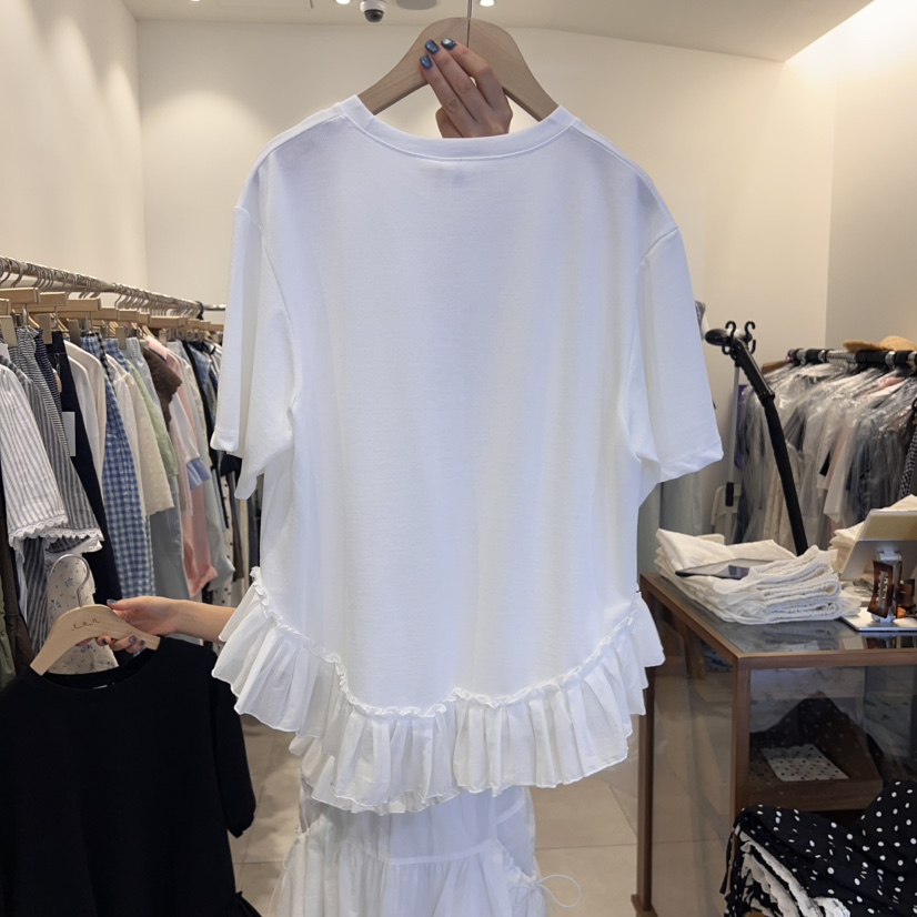 TAN&COMO東大門㊣實拍女裝新品推薦時尚職業熱賣休閑T恤tan-COMOT恤
