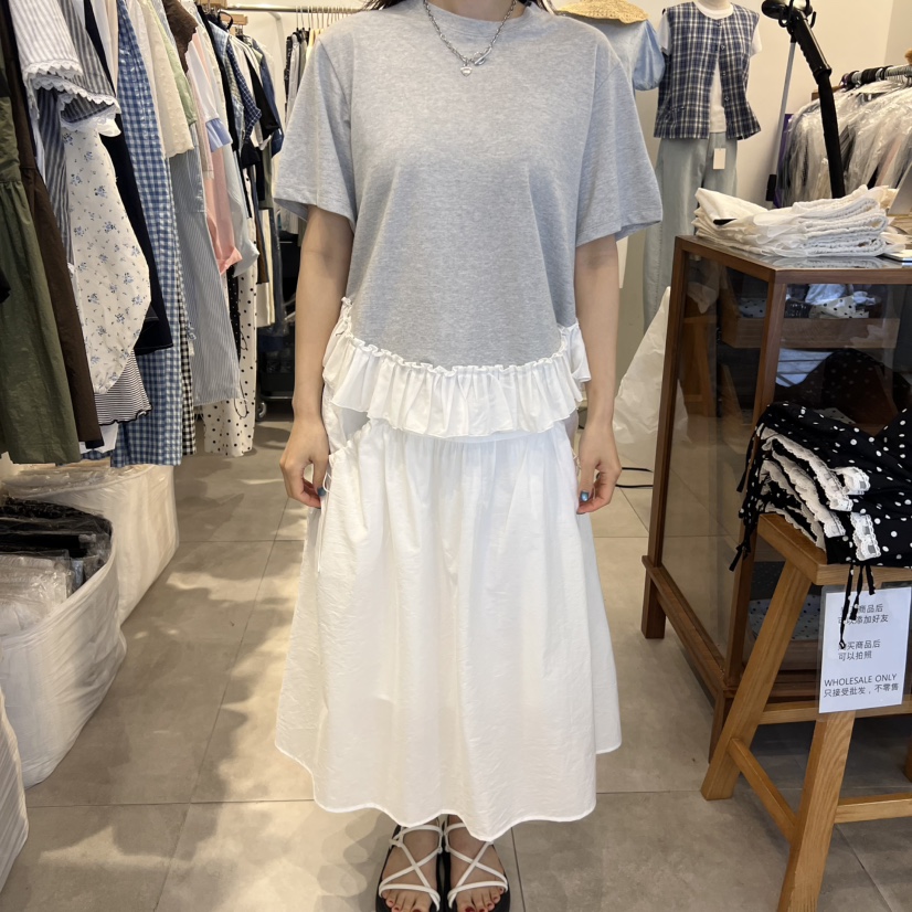 TAN&COMO東大門㊣實拍女裝新品推薦時尚職業熱賣休閑T恤tan-COMOT恤
