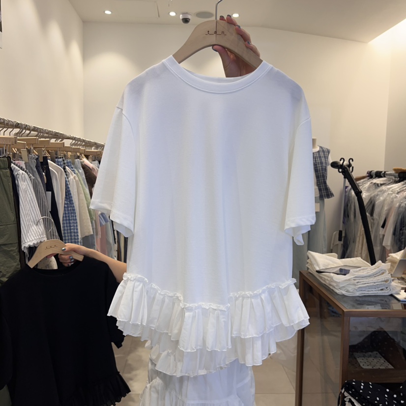TAN&COMO東大門㊣實拍女裝新品推薦時尚職業熱賣休閑T恤tan-COMOT恤圖色2