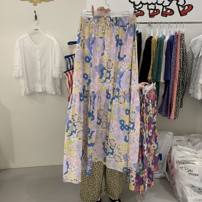 VENTI韓國直郵㊣女士新品熱賣職業休閑25春夏推薦半身裙中短裙VENTI半身裙/中短裙