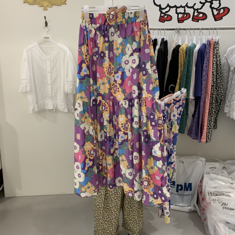 VENTI韓國直郵㊣女士新品熱賣職業休閑25春夏推薦半身裙中短裙VENTI半身裙/中短裙圖色2