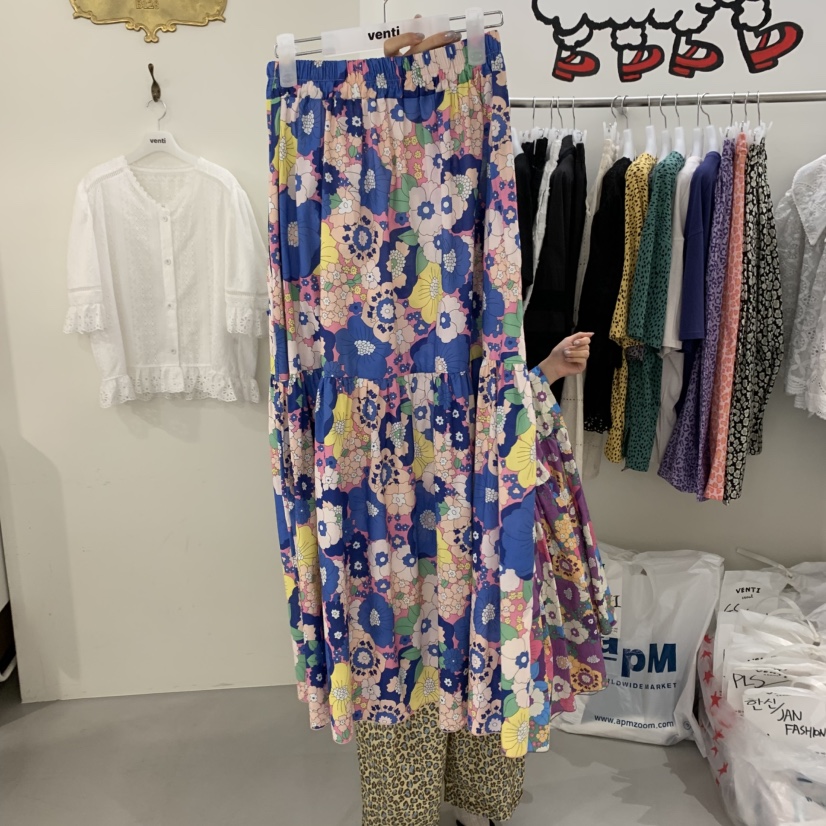 VENTI韓國直郵㊣女士新品熱賣職業休閑25春夏推薦半身裙中短裙VENTI半身裙/中短裙圖色3