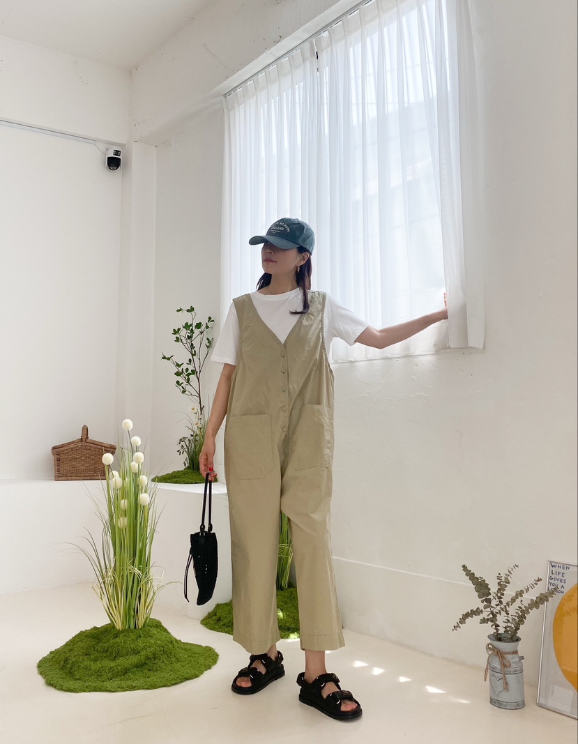 YESFREE東大門㊣代購女裝新品25春夏推薦真品休閑熱賣連體褲YESFREE連體褲