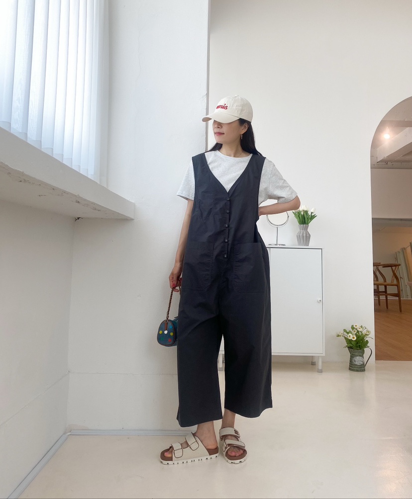 YESFREE東大門㊣代購女裝新品25春夏推薦真品休閑熱賣連體褲YESFREE連體褲
