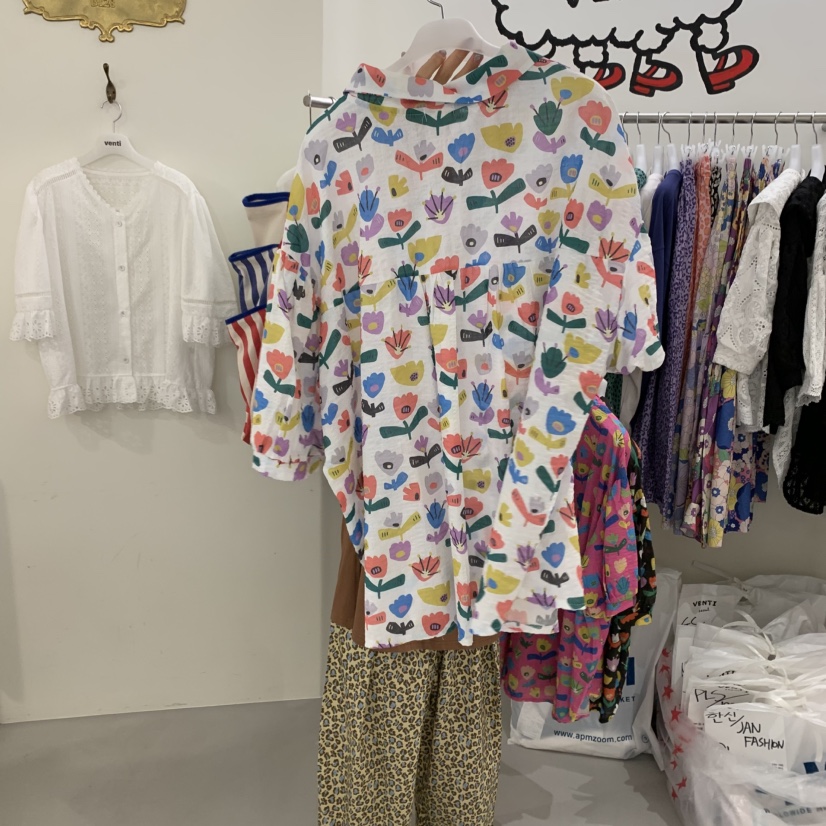 VENTI東大門㊣直郵女裝新品人氣職業25春夏真品熱賣襯衫蕾絲衫VENTI襯衫/蕾絲衫