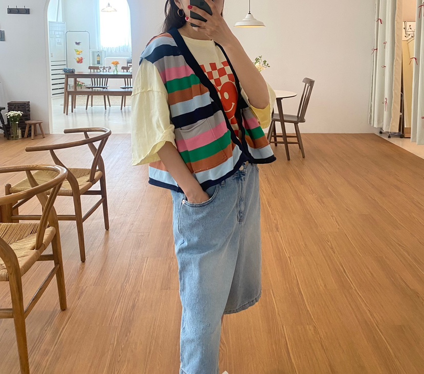 YESFREE韓國直郵㊣女裝新品熱賣25春夏人氣真品推薦休閑馬甲YESFREE馬甲