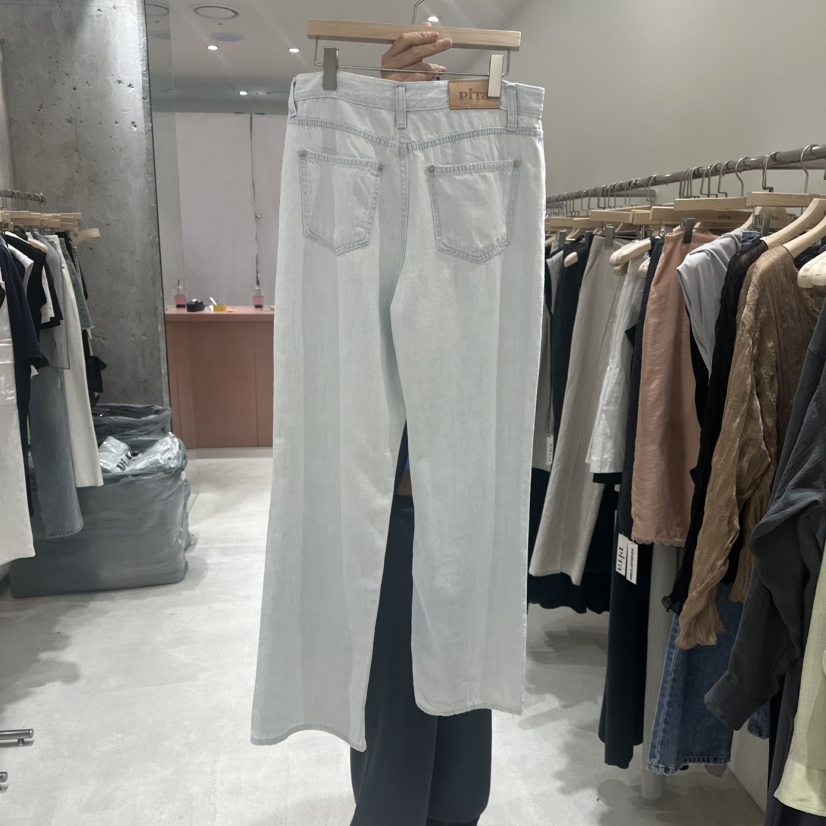PITA東大門㊣實拍女裝新品人氣熱賣真品牛仔褲水洗牛仔布亞麻THE VERLIN/piTa牛仔褲