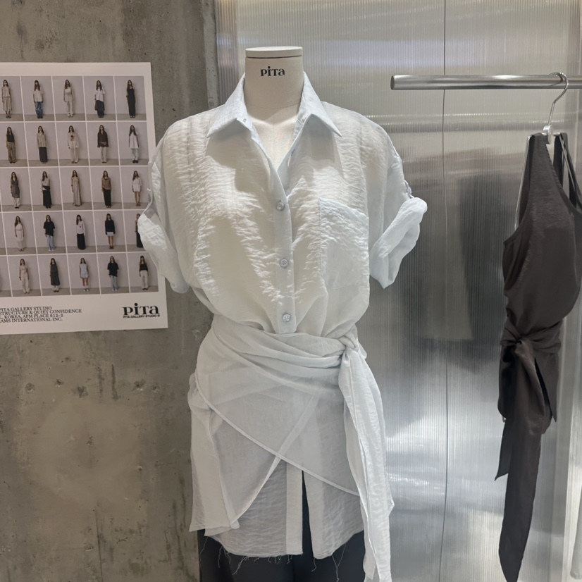 PITA東大門㊣實拍女裝新品真品熱賣推薦職業25春夏休閑連衣裙THE VERLIN/piTa連衣裙圖色2