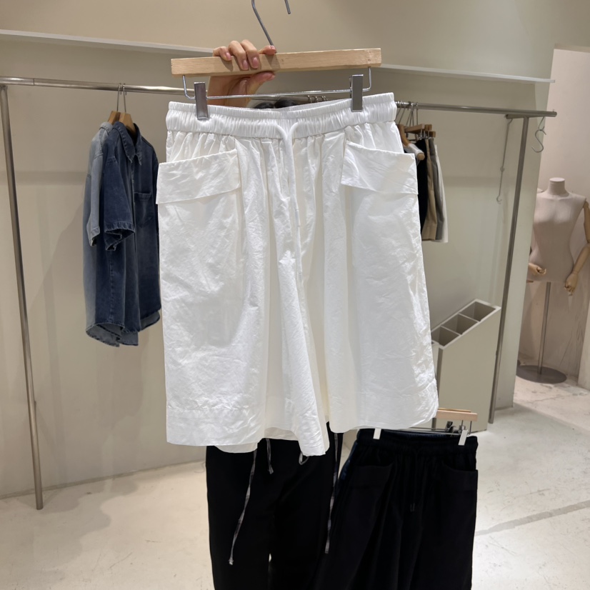 EYEFUL-Q東大門㊣代購女士新品時尚職業25春夏休閑短褲口袋eyeful短褲圖色3