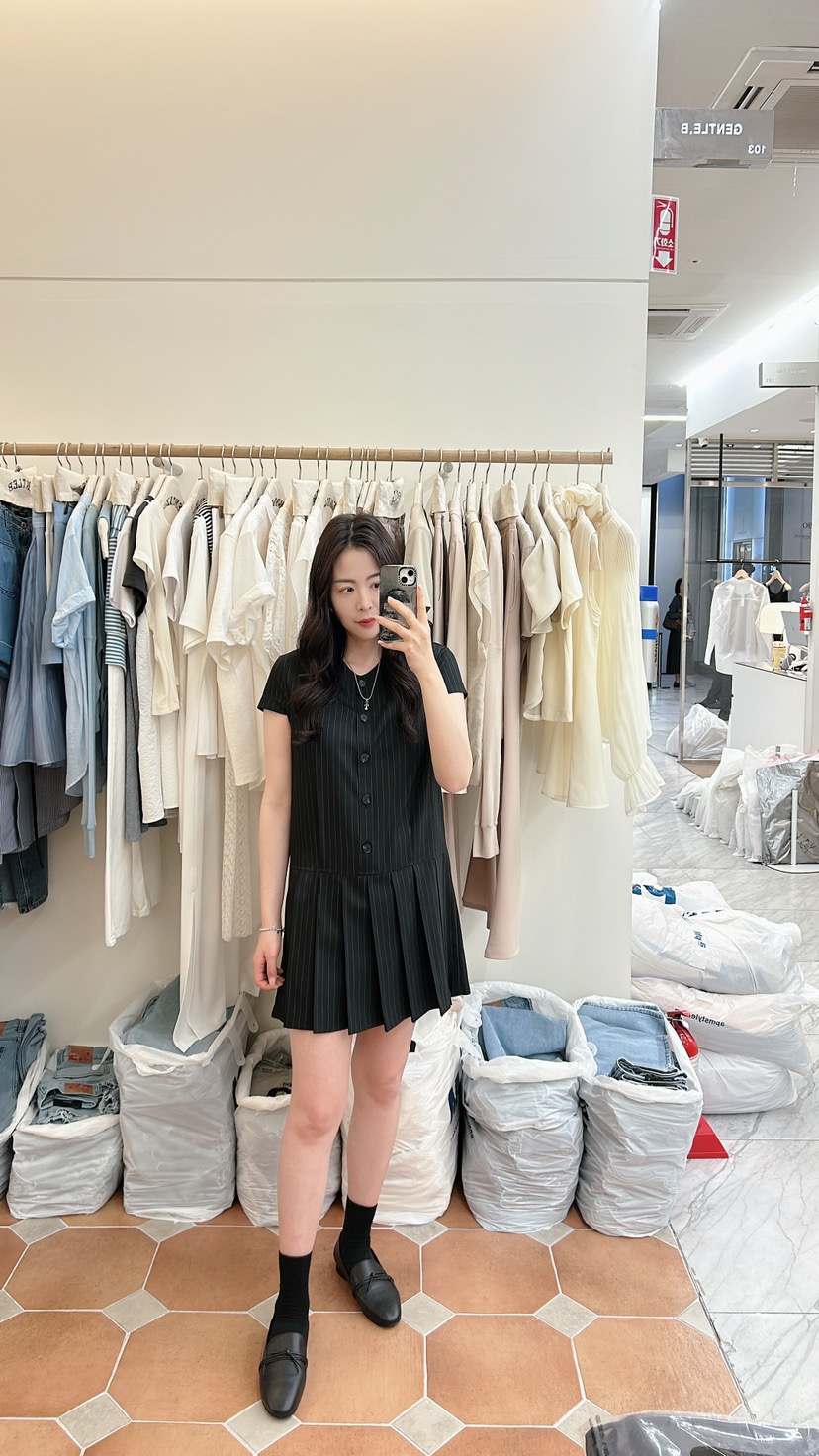 GENTLE B韓國代購㊣女裝新款休閑25春夏時尚職業推薦連衣裙GENTLE B連衣裙