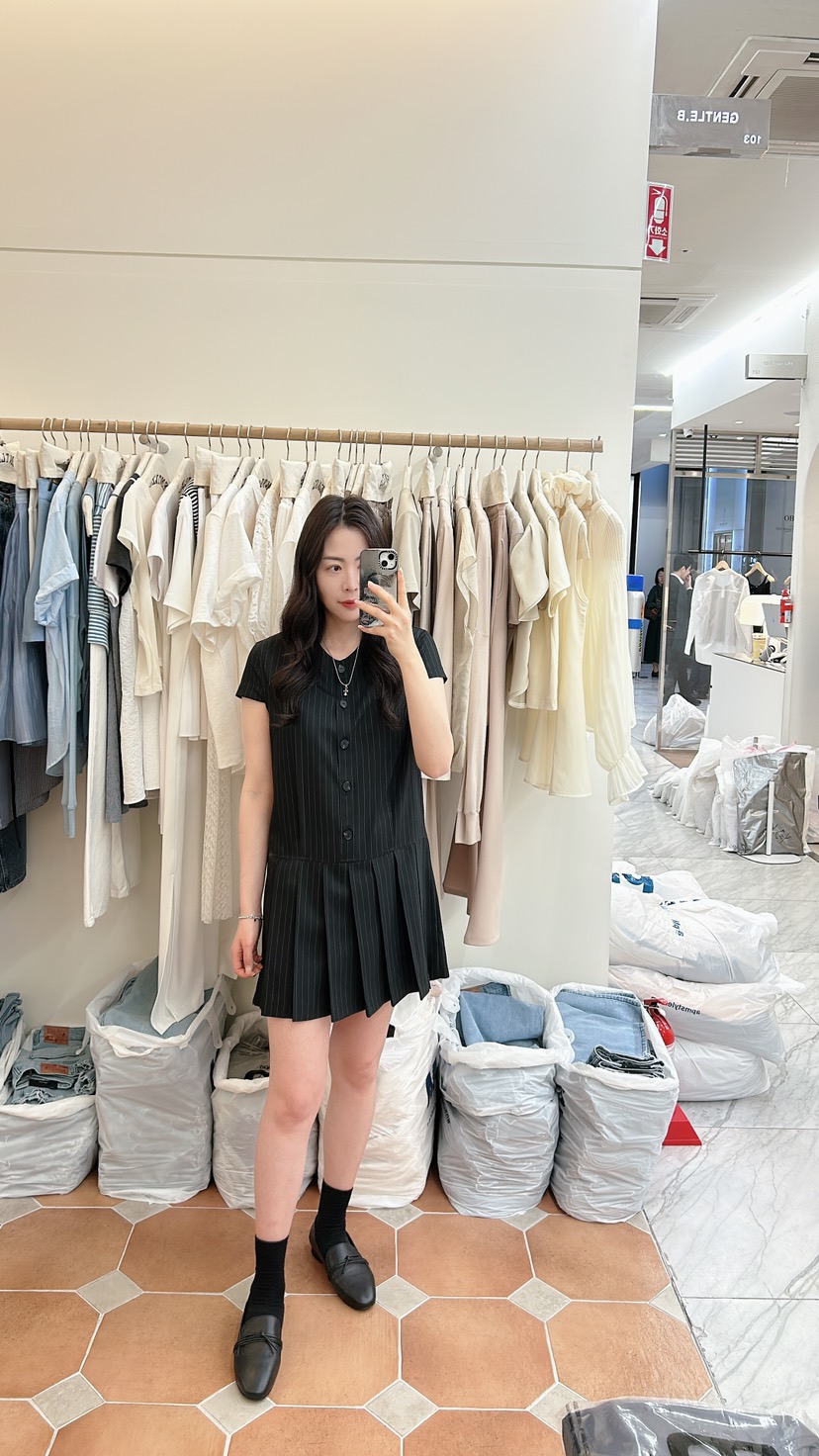 GENTLE B韓國代購㊣女裝新款休閑25春夏時尚職業推薦連衣裙GENTLE B連衣裙