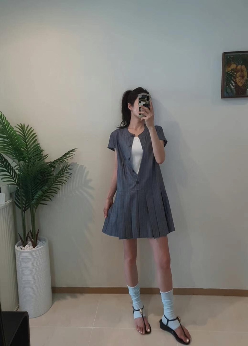 GENTLE B韓國代購㊣女裝新款休閑25春夏時尚職業推薦連衣裙GENTLE B連衣裙