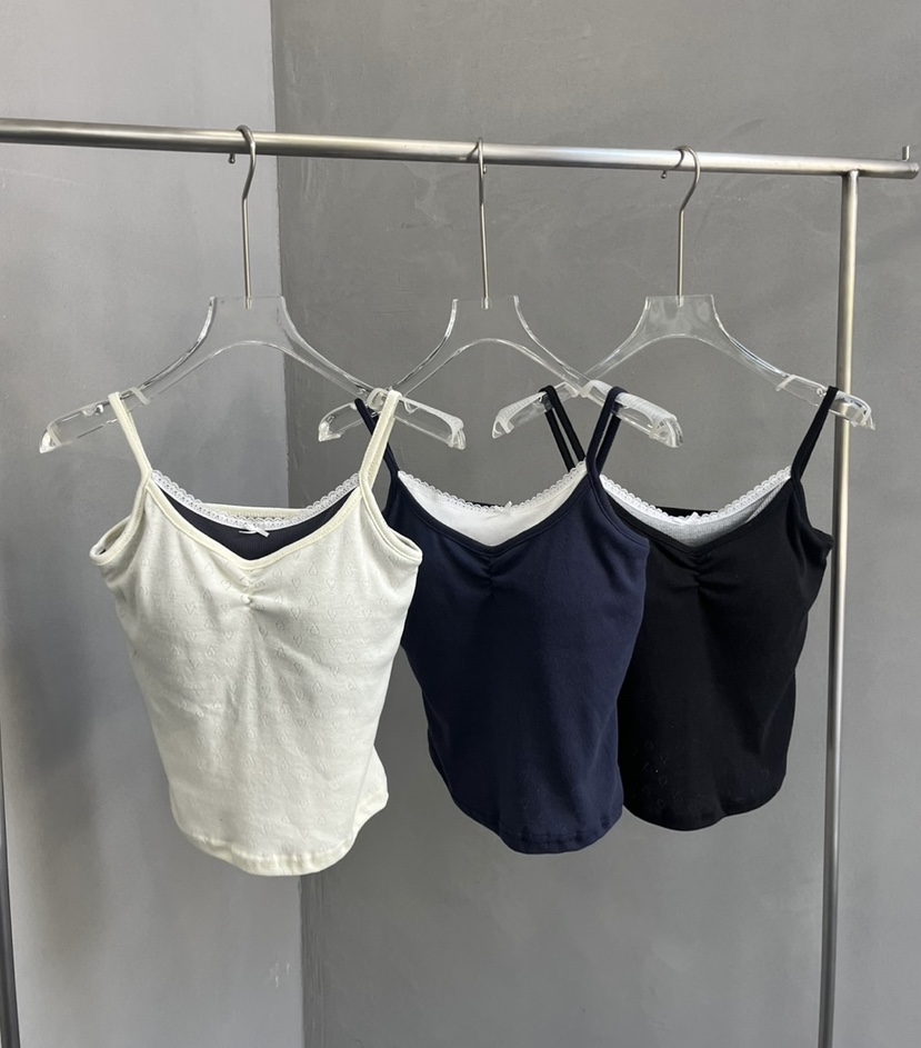 UNA/THE MAY東大門㊣實拍女士新款職業25春夏熱賣吊帶背心THEMAY/UNA吊帶/背心圖色2左二色