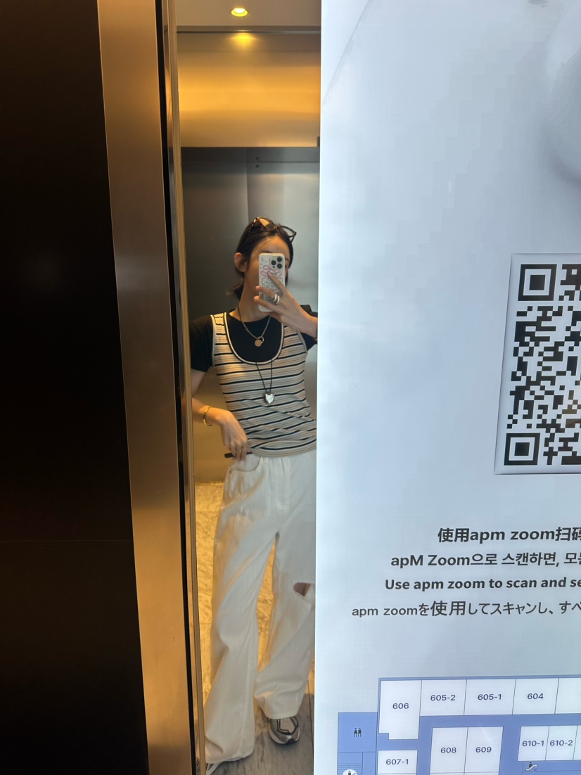 BOUND.A韓國直郵㊣女裝新品人氣25春夏休閑真品時尚牛仔褲BOUND.A牛仔褲