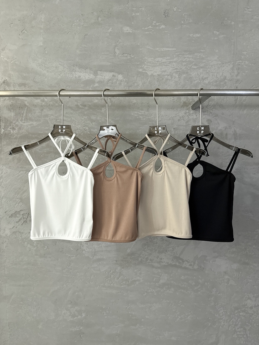 COME OPEN韓國代購㊣女裝新品休閑職業25春夏人氣吊帶背心COMP-(COME OPEN)吊帶/背心
