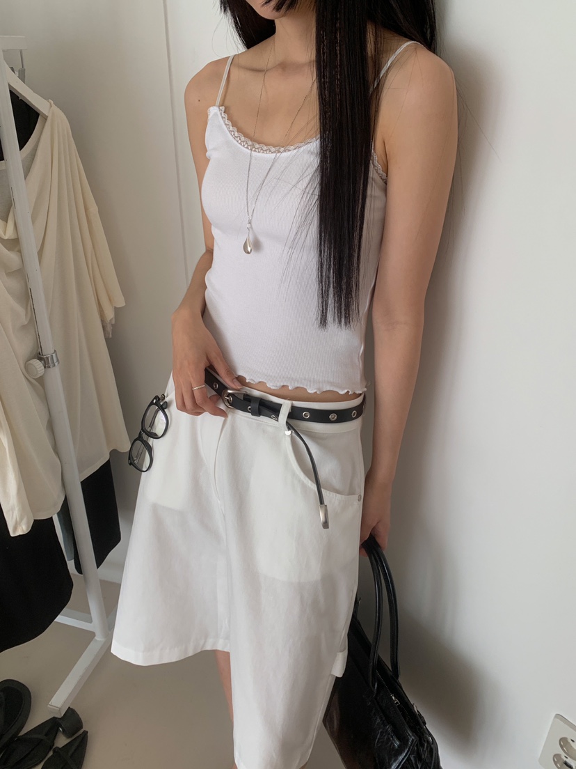 ROUGH東大門㊣代購女裝新款真品人氣25春夏休閑職業吊帶背心ROUGH吊帶/背心