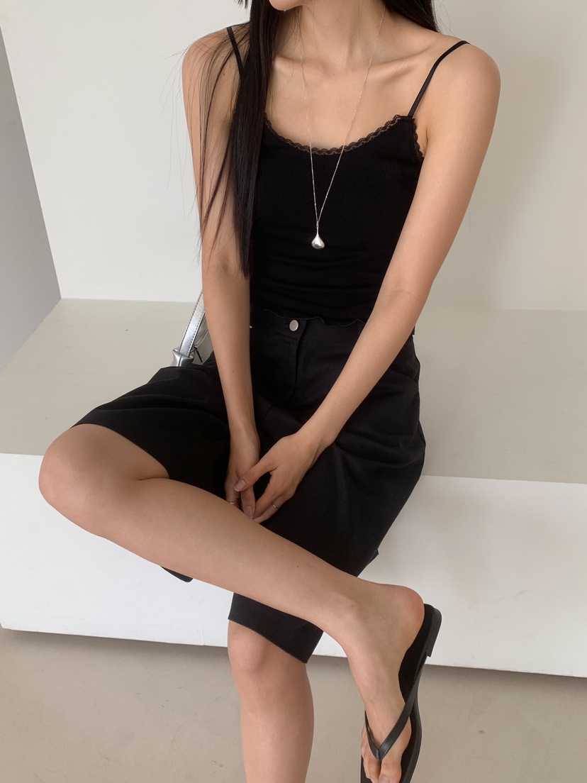 ROUGH東大門㊣代購女裝新款真品人氣25春夏休閑職業吊帶背心ROUGH吊帶/背心