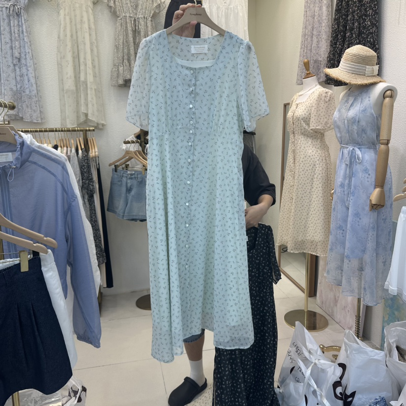 SYMPHONY韓國代購㊣女士新品職業熱賣休閑時尚25春夏連衣裙SYMPHONY連衣裙圖色2