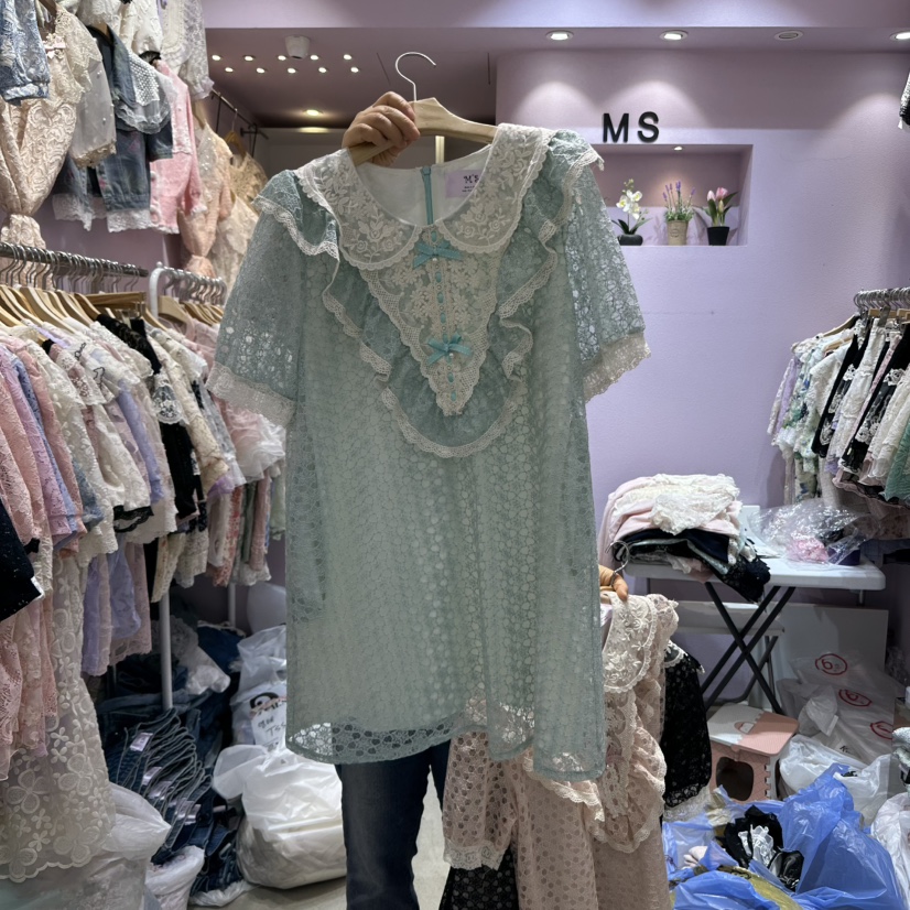 MS韓國代購㊣女裝新款25春夏熱賣真品人氣時尚推薦休閑連衣裙MS連衣裙圖色3