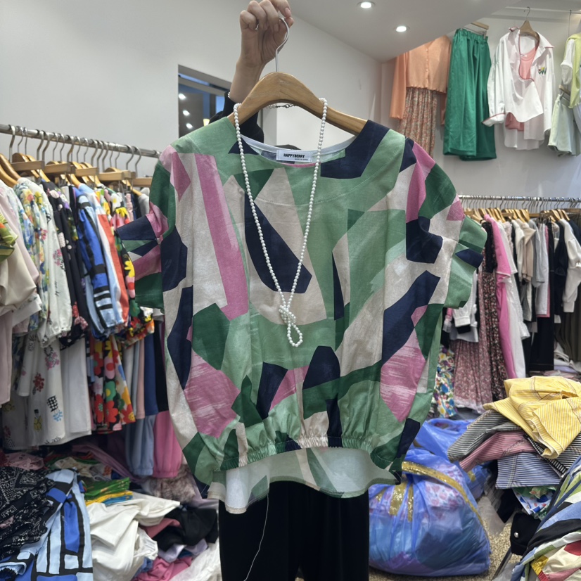 HAPPYBERRY韓國直郵㊣女士新品真品25春夏職業時尚襯衫蕾絲衫HAPPYBERRY襯衫/蕾絲衫