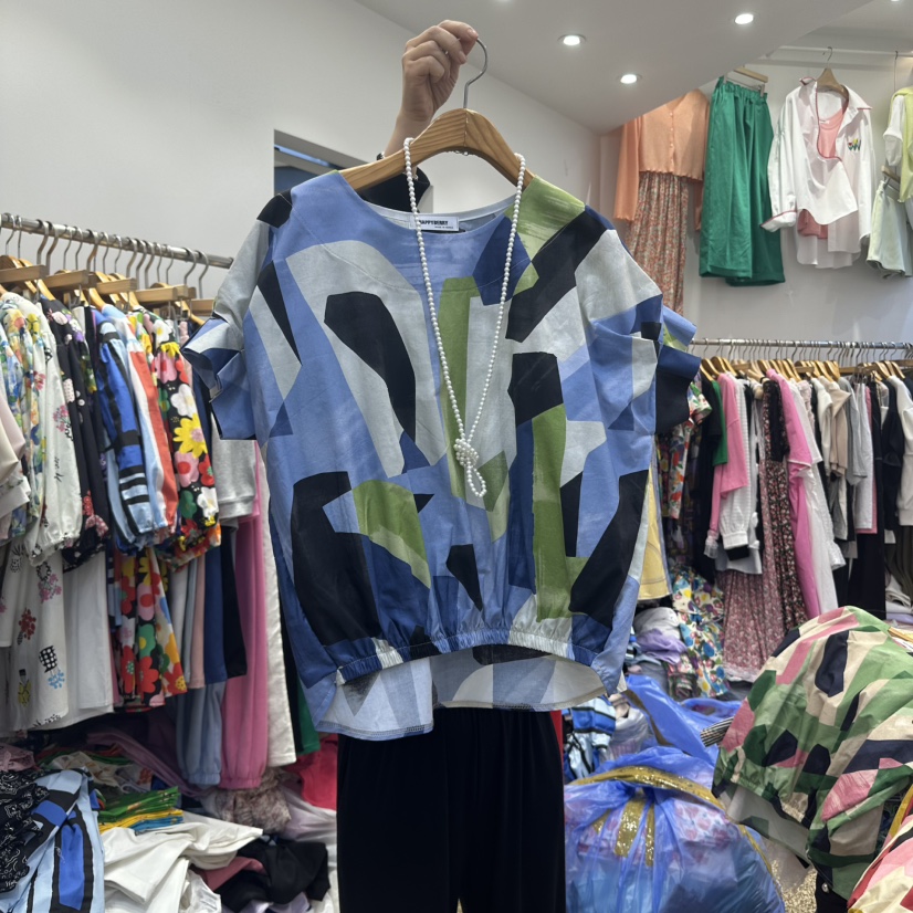 HAPPYBERRY韓國直郵㊣女士新品真品25春夏職業時尚襯衫蕾絲衫HAPPYBERRY襯衫/蕾絲衫圖色2