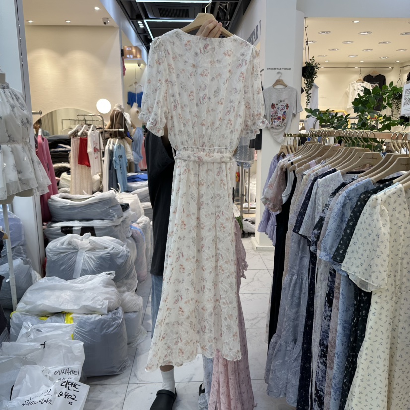 SYMPHONY東大門㊣直郵女士新品推薦熱賣人氣25春夏連衣裙含腰帶SYMPHONY連衣裙
