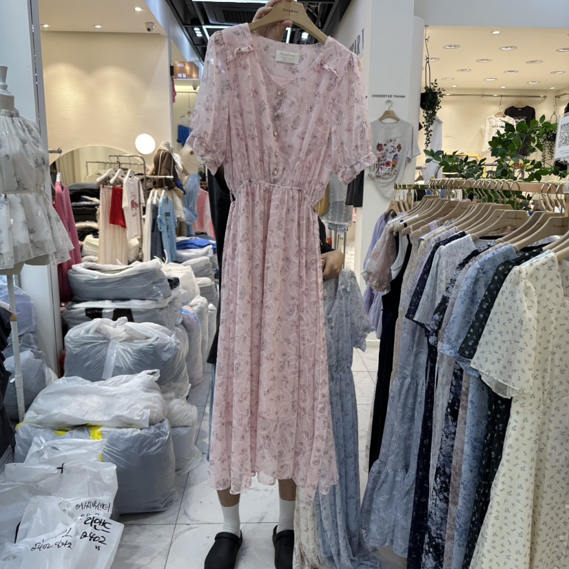 SYMPHONY東大門㊣直郵女士新品推薦熱賣人氣25春夏連衣裙含腰帶SYMPHONY連衣裙圖色2