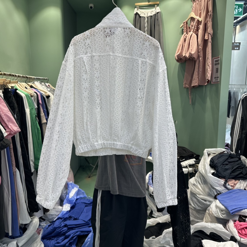 ROMANTIC NEWYORK東大門㊣實拍女裝新品職業人氣休閑夾克蕾絲ROMANTIC NEWYORK夾克