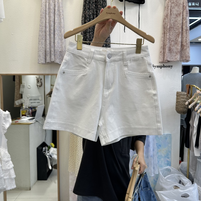 SYMPHONY韓國代購㊣女士新品25春夏熱賣職業時尚人氣休閑短褲SYMPHONY短褲