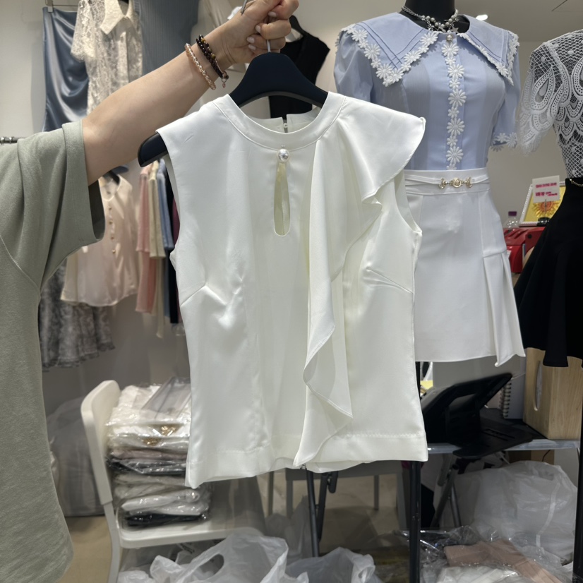 CHERISH-Q東大門㊣直郵女士新品推薦熱賣人氣職業吊帶背心CHERISH-Q吊帶/背心