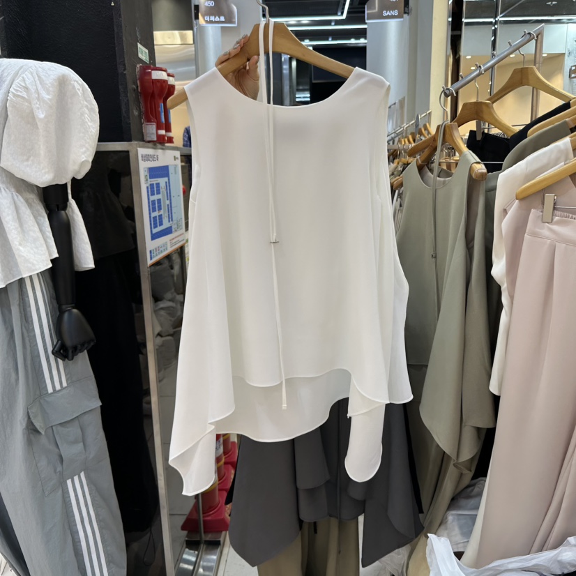 SANS韓國代購㊣女裝新品真品熱賣職業人氣25春夏推薦吊帶背心SANS吊帶/背心