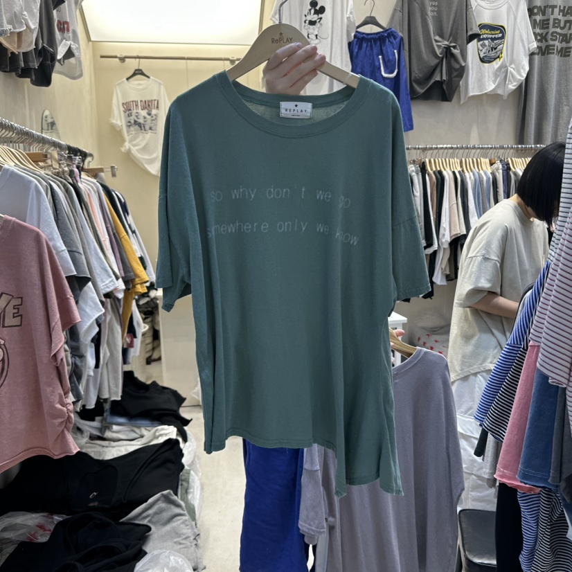 REPLAY東大門㊣實拍女裝新品休閑時尚真品職業推薦人氣熱賣T恤REPLAYT恤圖色3
