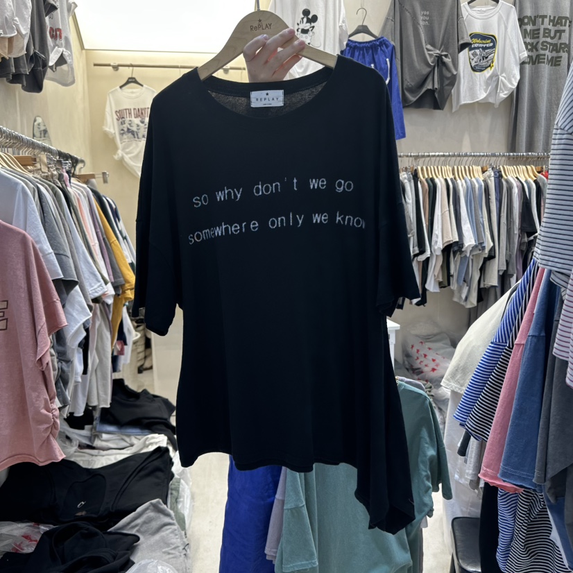 REPLAY東大門㊣實拍女裝新品休閑時尚真品職業推薦人氣熱賣T恤REPLAYT恤圖色4