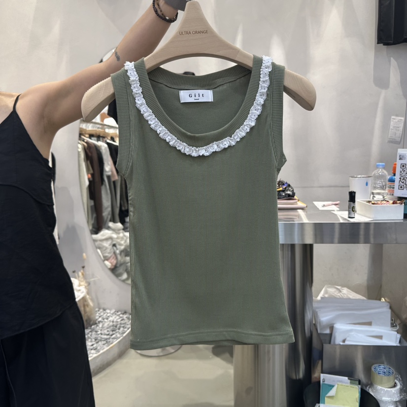 ULTRAORANGE東大門㊣直郵女裝新款職業真品人氣推薦吊帶背心GILT/ULTRAORANGE吊帶/背心圖色2