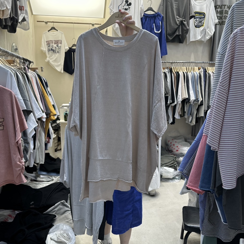 REPLAY東大門㊣代購女士新品熱賣時尚人氣休閑25春夏真品T恤REPLAYT恤