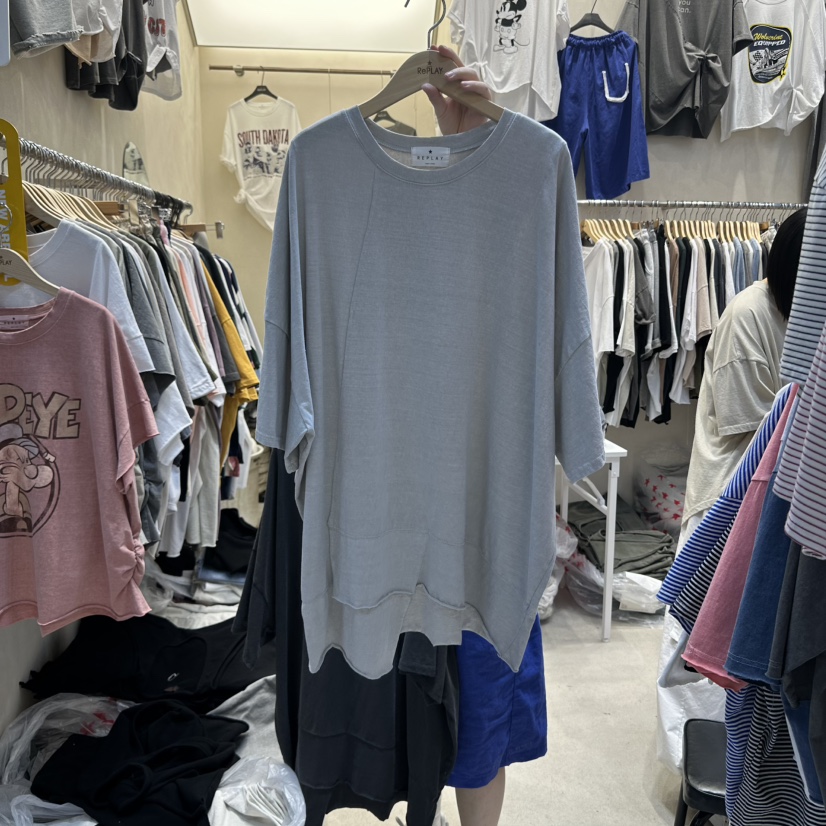 REPLAY東大門㊣代購女士新品熱賣時尚人氣休閑25春夏真品T恤REPLAYT恤圖色2