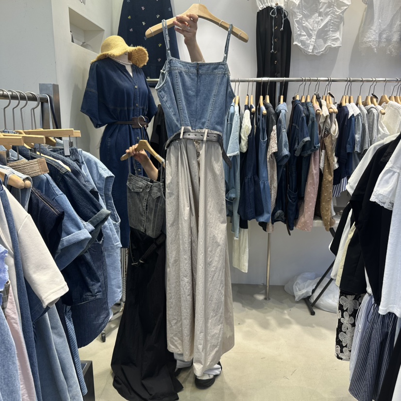2MORROW韓國代購㊣女裝新款時尚職業人氣25春夏連衣裙不含腰帶2MORROW連衣裙
