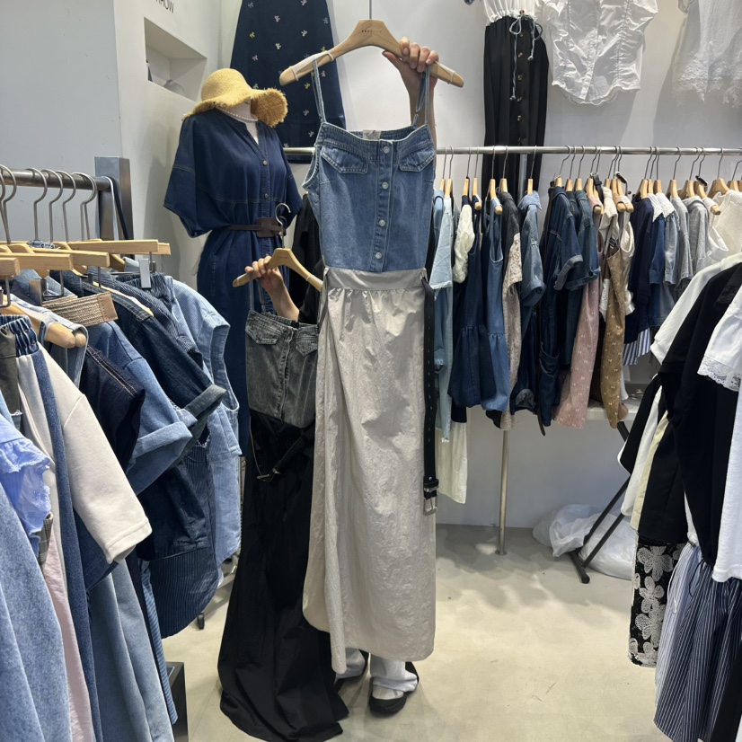 2MORROW韓國代購㊣女裝新款時尚職業人氣25春夏連衣裙不含腰帶2MORROW連衣裙圖色2