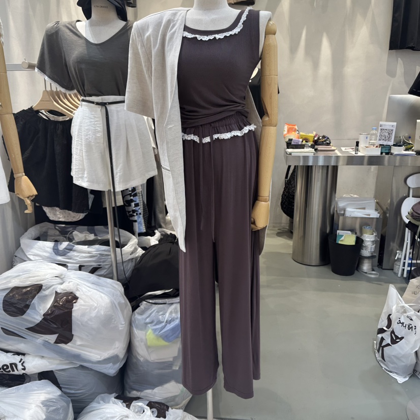 ULTRAORANGE韓國代購㊣女士新款25春夏推薦休閑人氣職業休閑褲GILT/ULTRAORANGE休閑褲