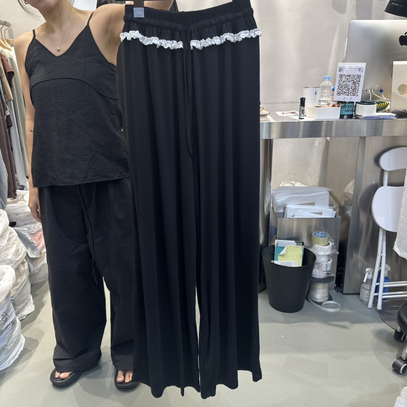 ULTRAORANGE韓國代購㊣女士新款25春夏推薦休閑人氣職業休閑褲GILT/ULTRAORANGE休閑褲圖色3