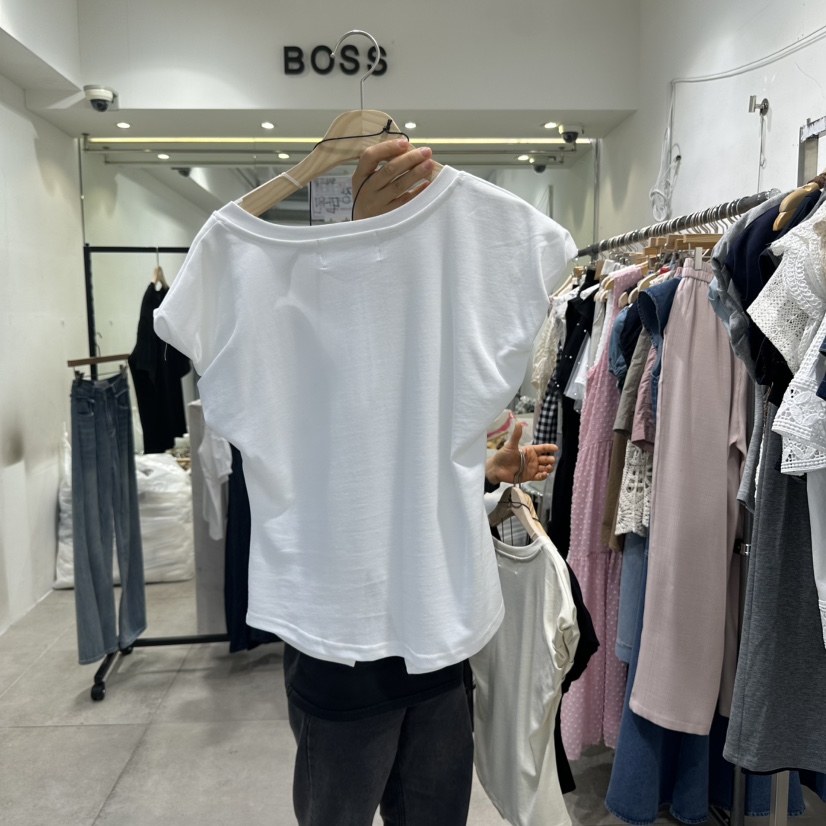 DREAM GIRIS東大門㊣代購女士新品推薦25春夏職業T恤不含飾品DREAM GIRIS/HOT PLACET恤