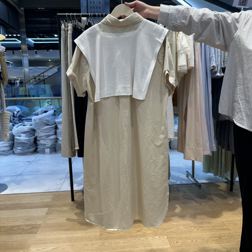 TARA東大門㊣直郵女士新品熱賣時尚人氣推薦真品連衣裙披肩TARA連衣裙
