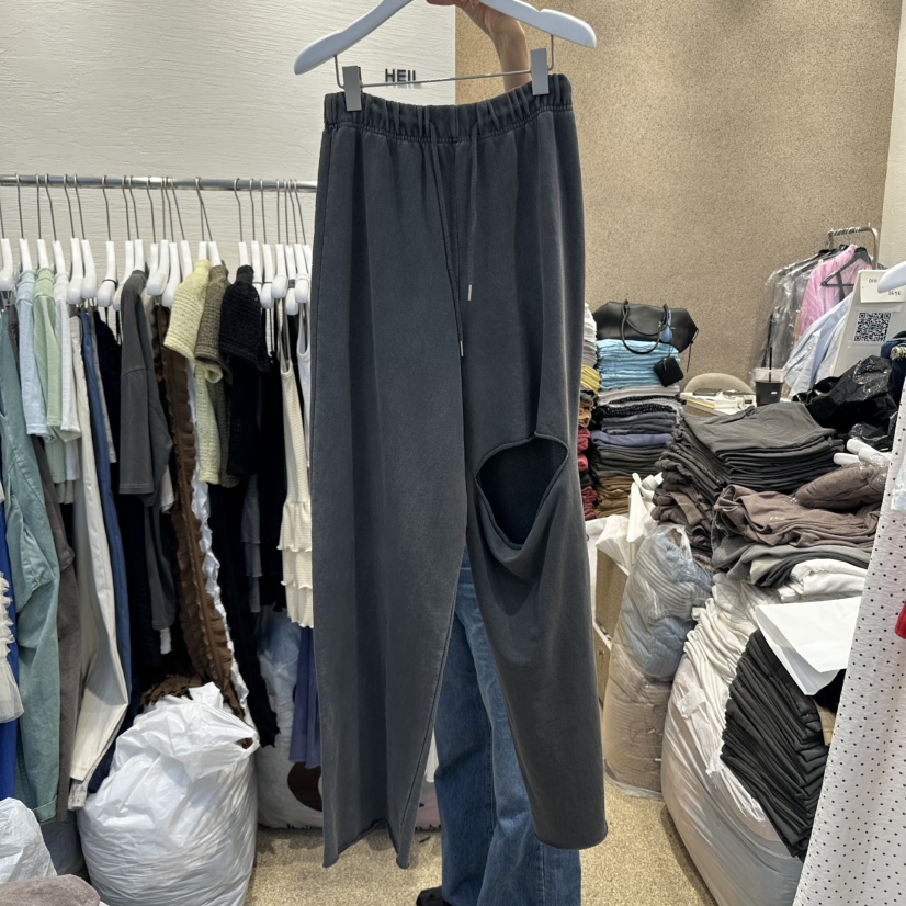 HEIL韓國代購㊣女裝新款25春夏人氣推薦職業休閑熱賣休閑褲HEIL休閑褲圖色3