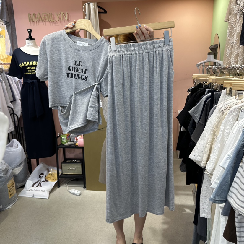 MARILYN東大門㊣代購女士新品休閑25春夏時尚推薦人氣熱賣套裝MARILYN套裝圖色1