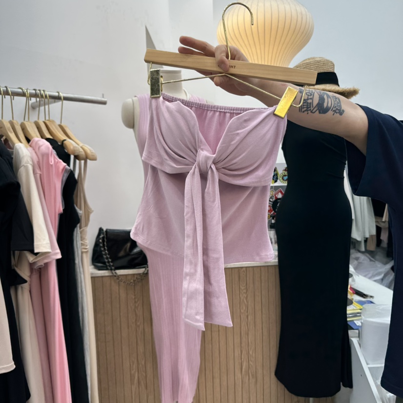 DELIGHT-Q韓國代購㊣女裝新品職業休閑人氣25春夏吊帶背心DELIGHT-Q吊帶/背心圖色2