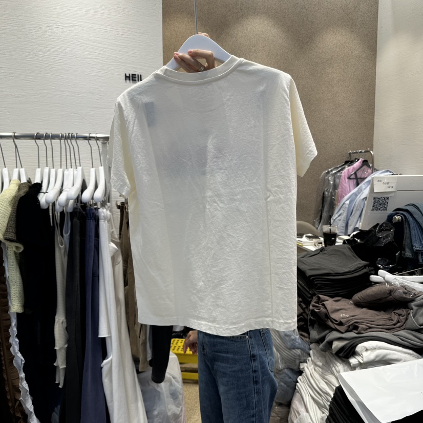 HEIL東大門㊣實拍女裝新品熱賣推薦25春夏職業人氣時尚休閑T恤HEILT恤