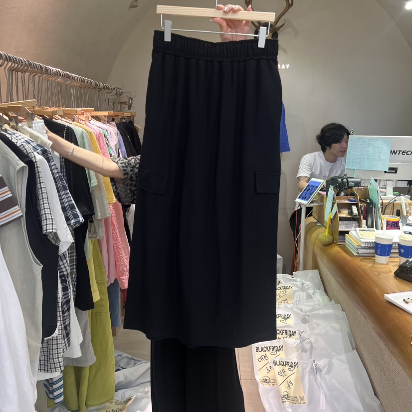 BLACKFRIDAY韓國代購㊣女士新款時尚25春夏熱賣半身裙中短裙BLACK FRIDAY半身裙/中短裙圖色2