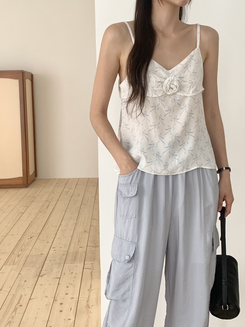 RE:OPENING東大門㊣實拍女士新品時尚職業熱賣休閑吊帶背心RE:OPENING吊帶/背心