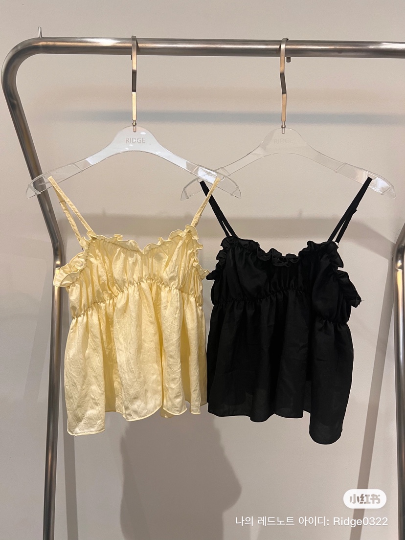RIDGE-P東大門㊣實拍女裝新品25春夏熱賣人氣職業吊帶背心RIDGE-P吊帶/背心
