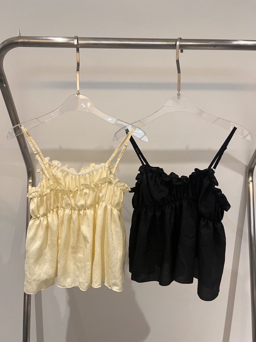 RIDGE-P東大門㊣實拍女裝新品25春夏熱賣人氣職業吊帶背心RIDGE-P吊帶/背心